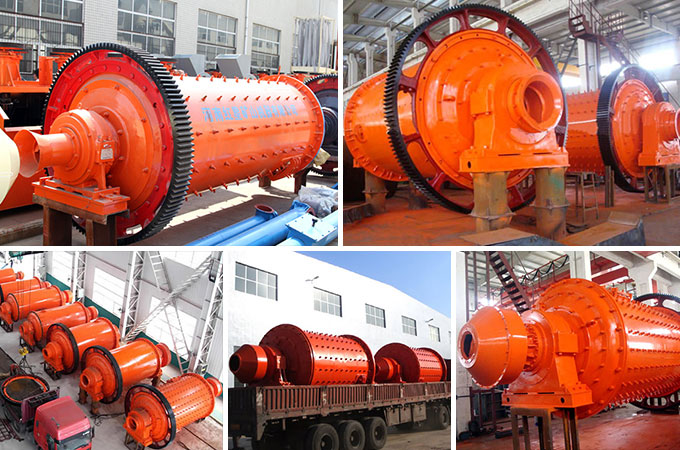 不同種類型號的球磨機(jī)