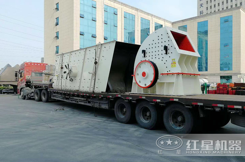 整套重錘破機(jī)裝車發(fā)貨現(xiàn)場(chǎng)