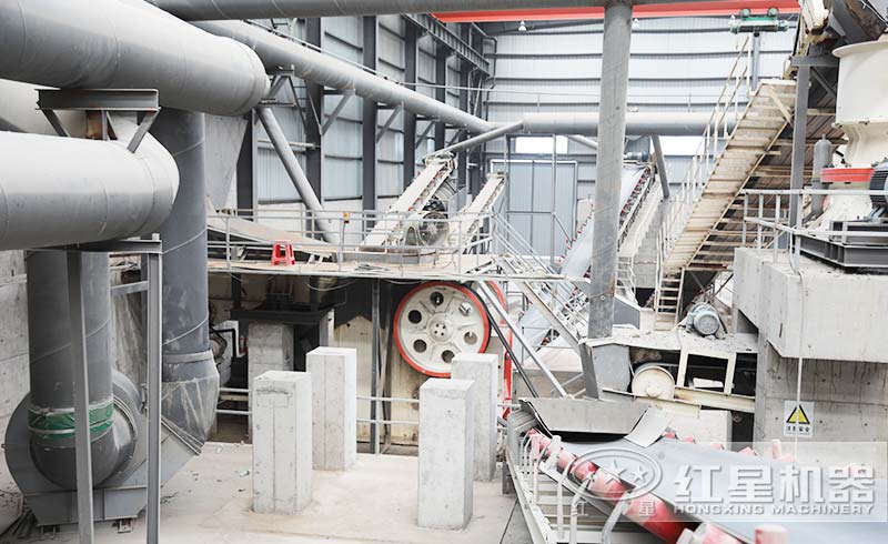 鄂破+圓錐破，江蘇客戶全封閉環(huán)保廠房