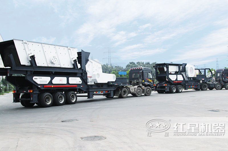移動式破碎站設(shè)備整裝發(fā)往山東