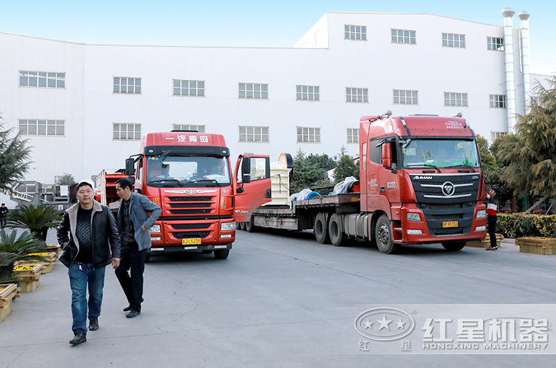 石子生產(chǎn)線設(shè)備發(fā)往河南洛陽(yáng)