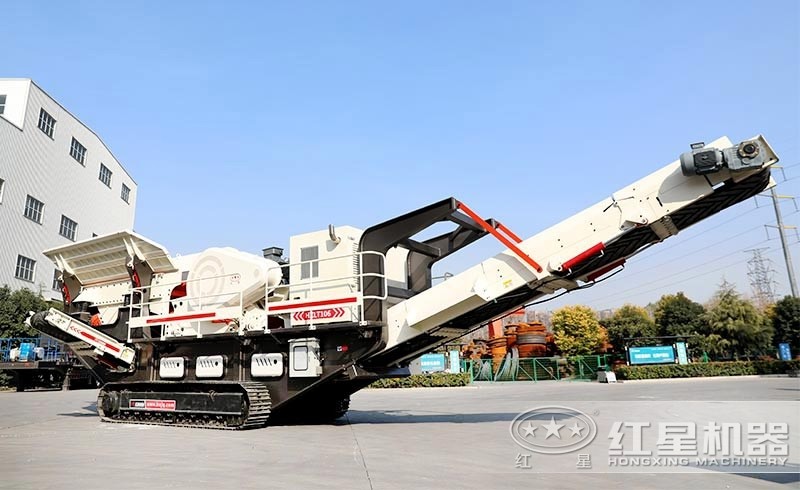 履帶式液壓巖石破碎機(jī)實(shí)拍圖