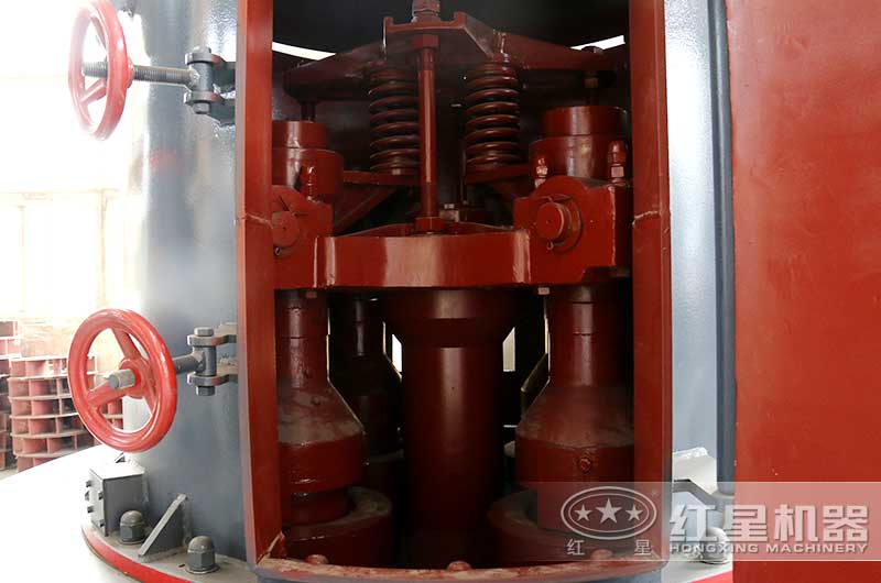 立式磨粉機內(nèi)部結(jié)構實拍圖