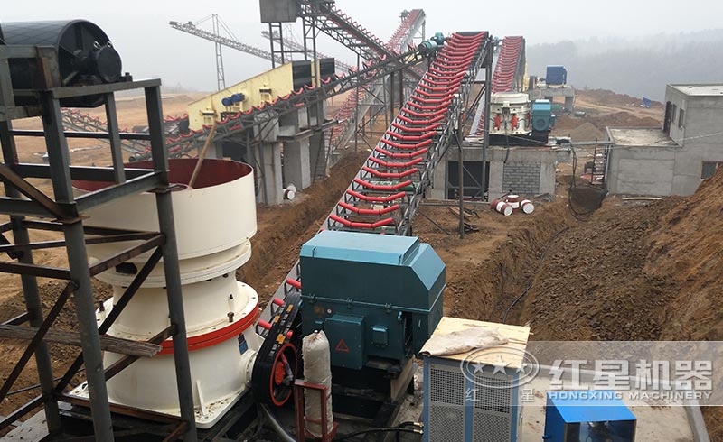 湖南用戶(hù)破碎生產(chǎn)現(xiàn)場(chǎng)