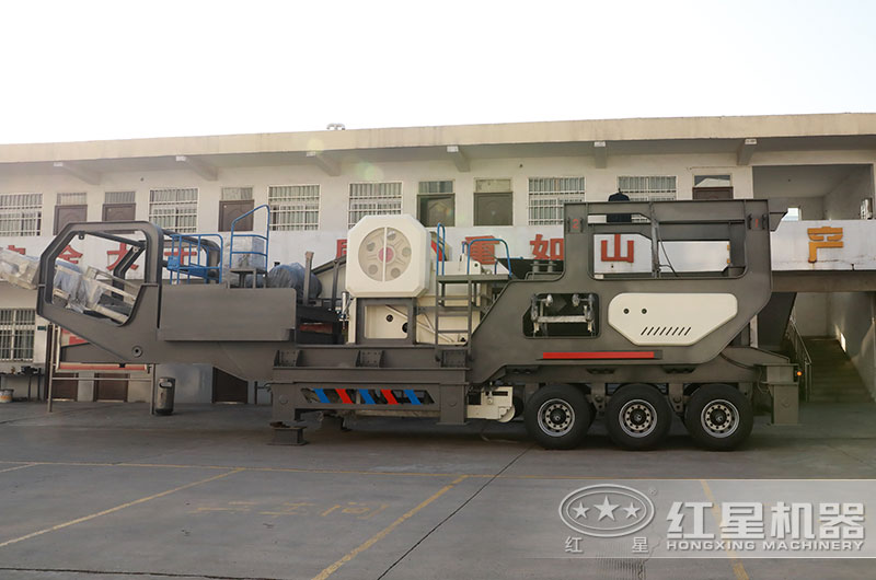 車載碎石機(jī)械設(shè)備，配置鄂破