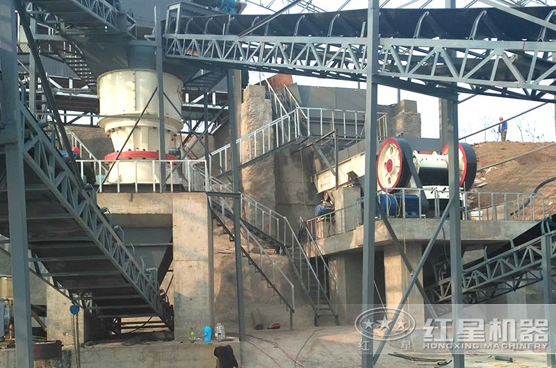 山西客戶碎石機(jī)生產(chǎn)現(xiàn)場實拍圖 山西客戶碎石機(jī)生產(chǎn)現(xiàn)場實拍圖