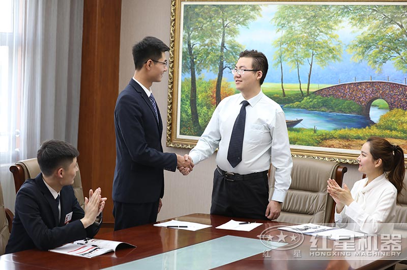 客戶來廠參觀、鑒定合同