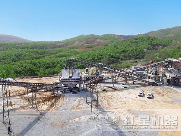 河南客戶石頭破碎生產(chǎn)線 河南客戶石頭破碎生產(chǎn)線