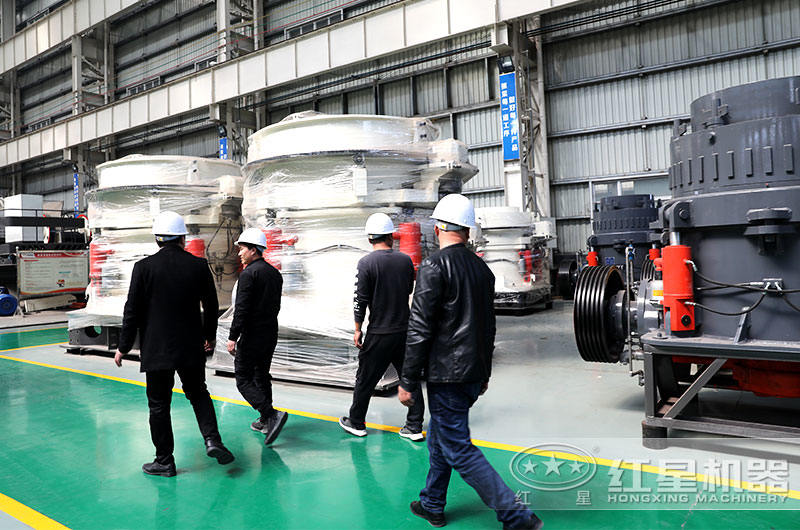 客戶到紅星設備生產車間參觀