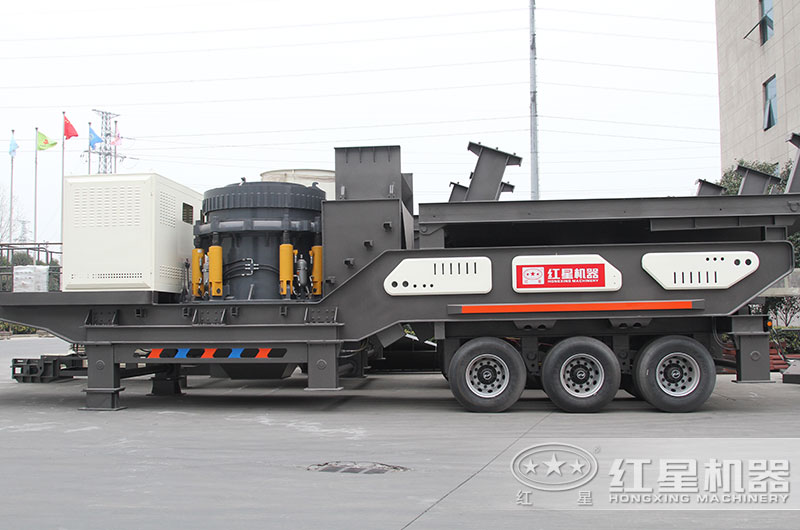 圓錐式輪胎流動石子破碎機產(chǎn)品直拍圖