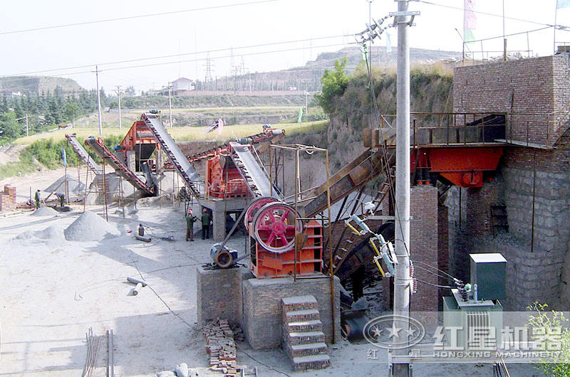 砂石生產(chǎn)現(xiàn)場