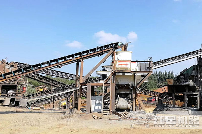 石頭變沙子設備生產(chǎn)現(xiàn)場