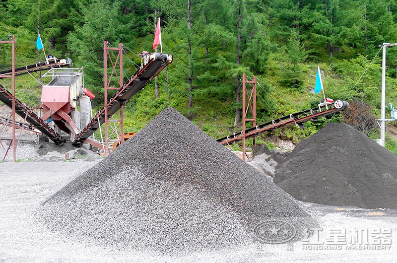 砂石生產(chǎn)現(xiàn)場