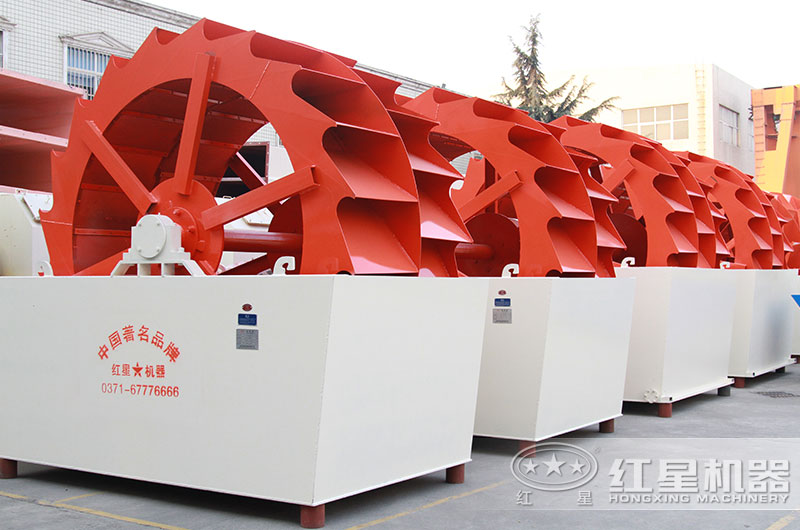 中小型砂石廠更多用輪斗式洗砂機(jī)