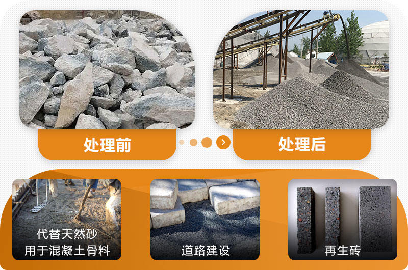 拆除后水泥路面廢料再利用，應(yīng)用范圍廣