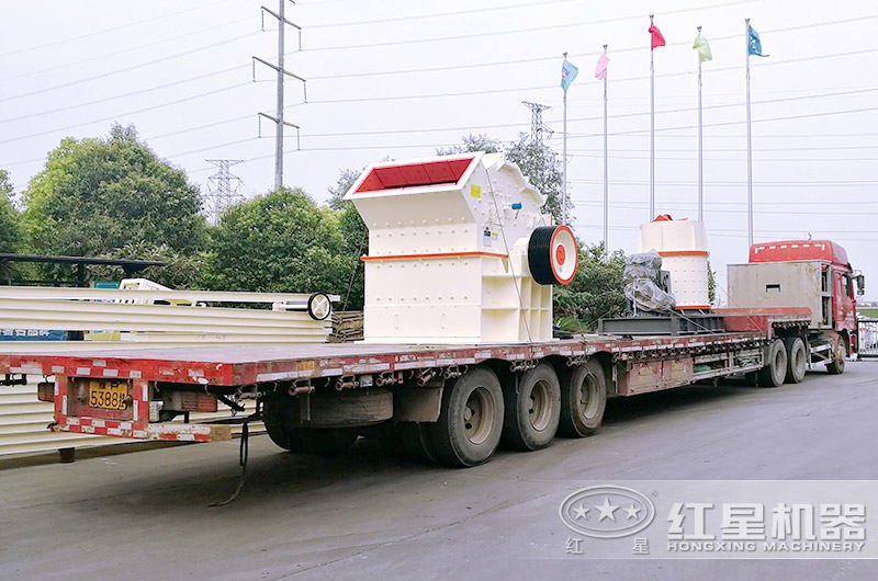 細碎制砂機發(fā)貨現場圖