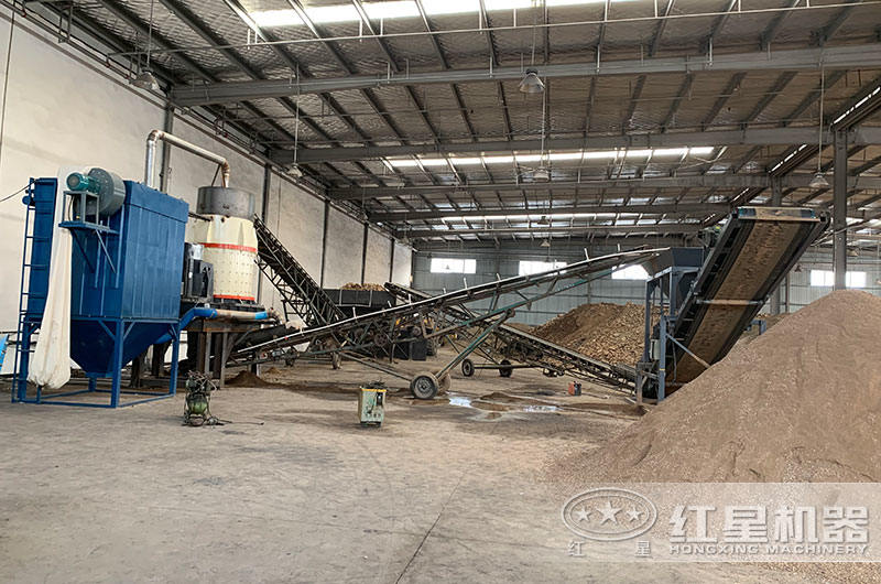 封閉環(huán)保型立式復合制砂機生產現(xiàn)場圖