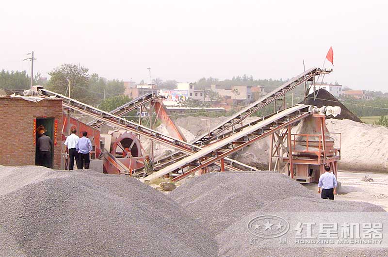 粒度不超過(guò)60mm的原料制砂生產(chǎn)線，小型制砂機(jī)