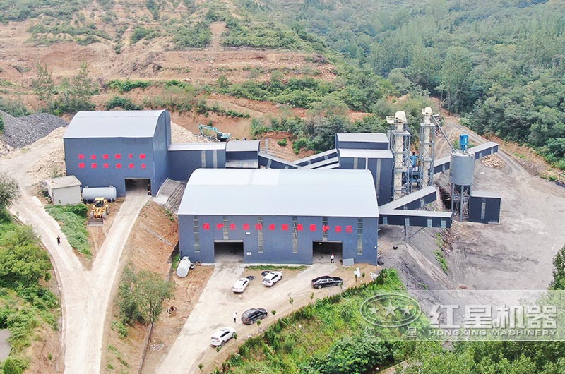 河南登封砂石廠，全封閉，更環(huán)保